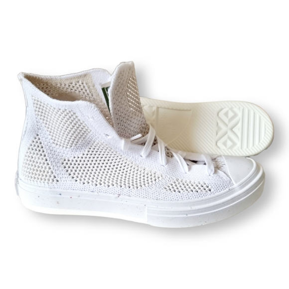 Converse Chuck 70 High Redux in White/natural Ivory/cyber Mango - Picture 7 of 12